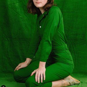 Big Bud Press Everyday Jumpsuit - S Forest Green